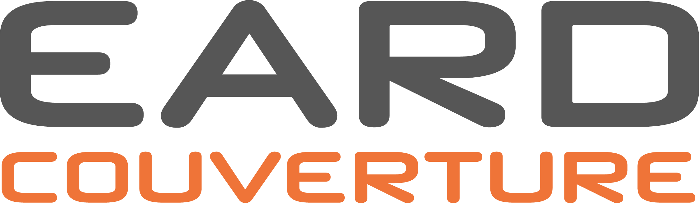 L'image présente le texte « EARD » en grandes lettres grises au-dessus de « COUVERTURE », écrit en lettres orange plus petites, sur un fond blanc.